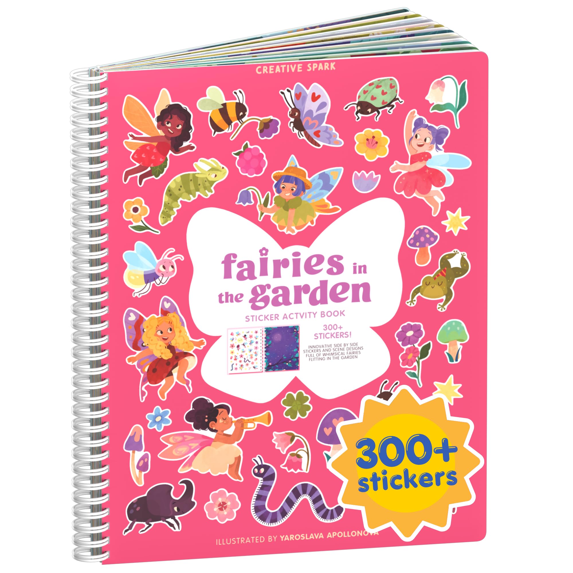 Cupkin Fairies in The Garden Coloring &amp; Sticker Book | 300+ Stickers