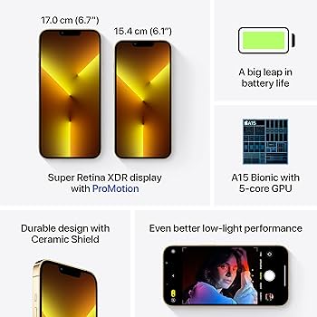 iPhone13 Pro 128GB GOLD【未開封】 Amazon | 【整備済み品】 Apple iPhone 13 Pro 128GB ゴールド SIM