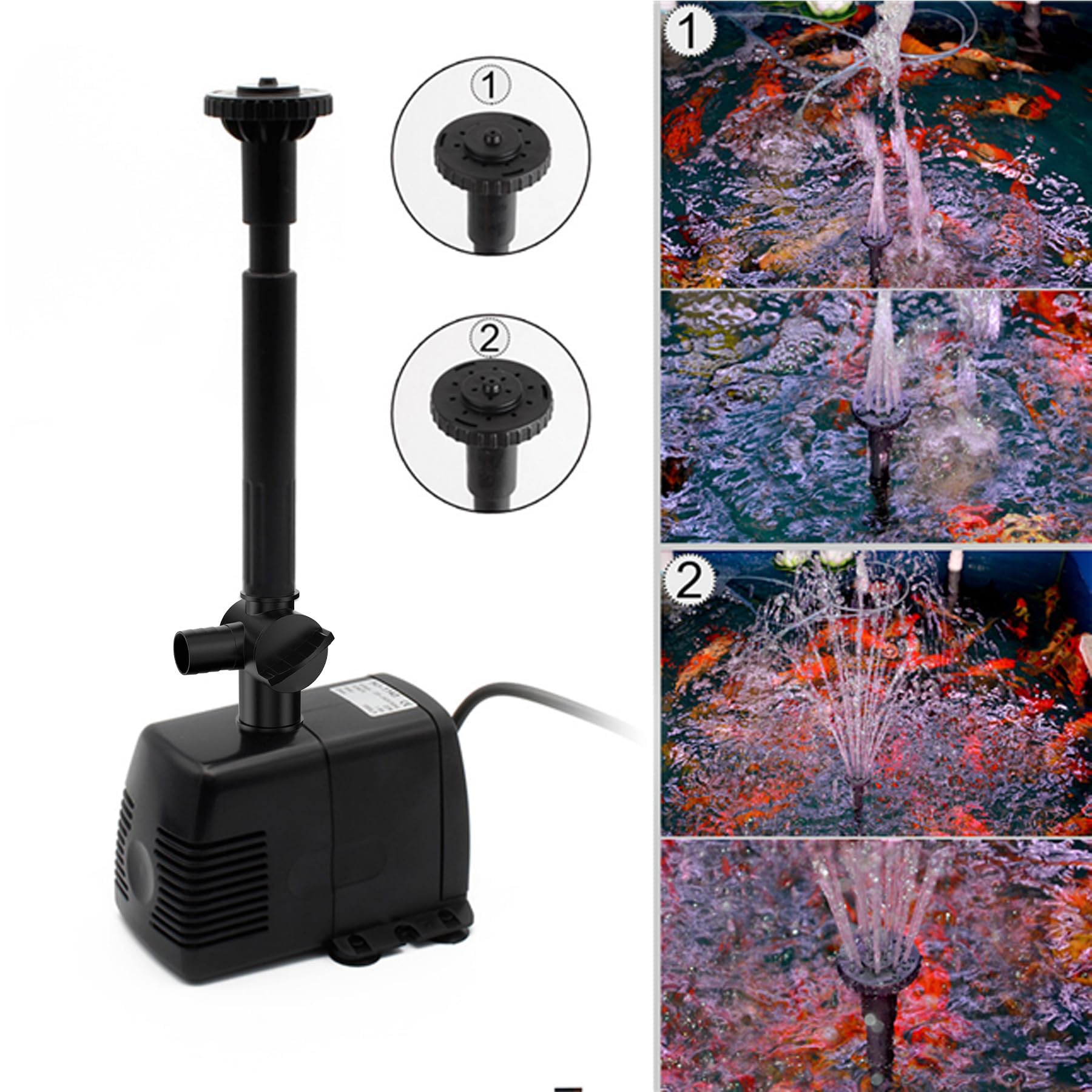 Fontana Pompa Stagno della pompa dell'acqua 1000L/H 22W