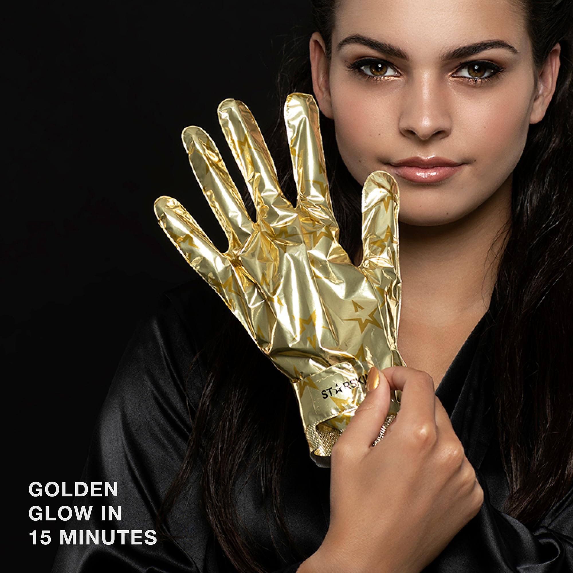 STARSKIN VIP Gold Handmaske, 4x16g, Luxuriöse Handpflege mit Sheabutter und Bulgarischem Rosenöl, Feuchtigkeitsspendend, Für alle Hauttypen