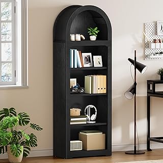 YITAHOME Arched Bookshelf, 68.5