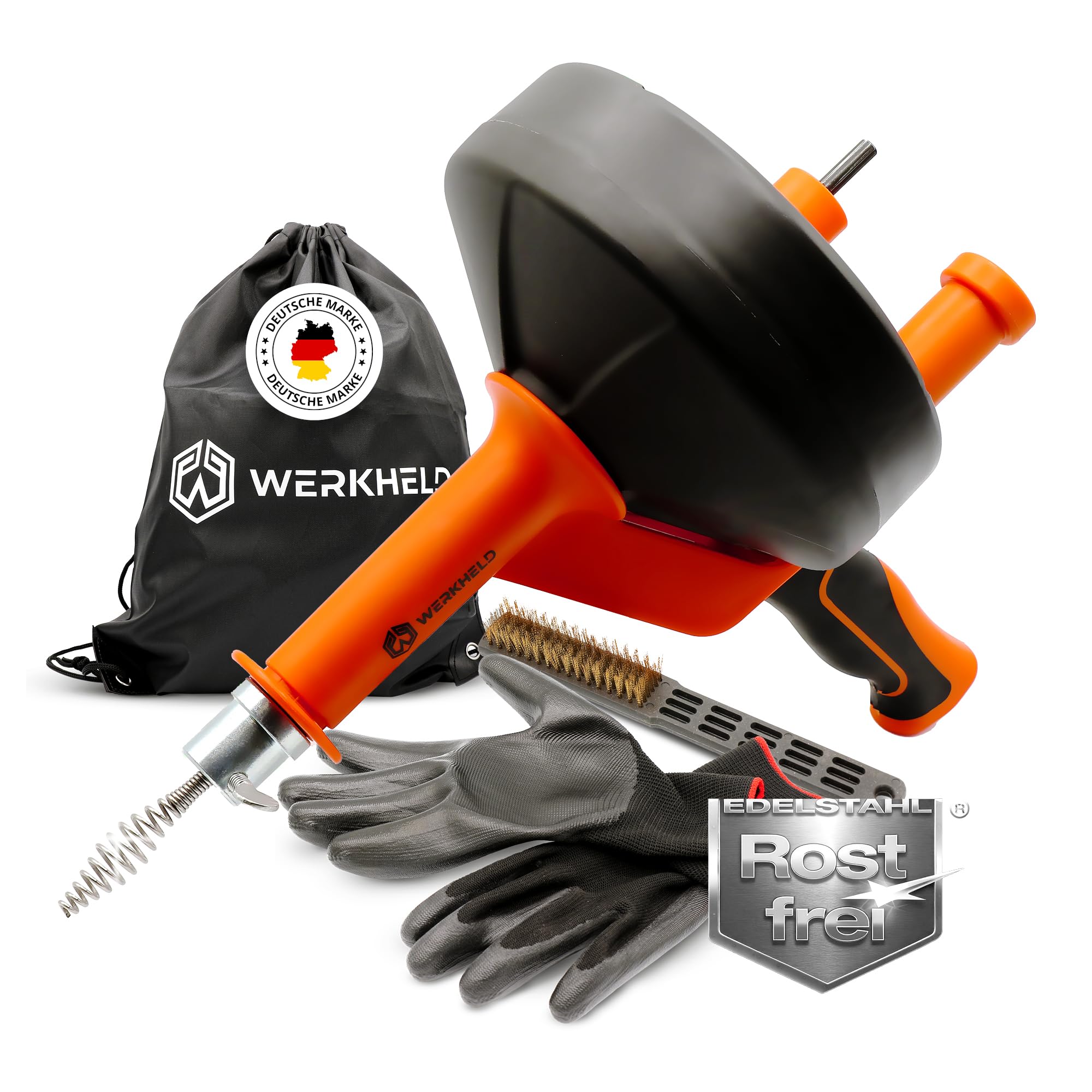 Spirale Pulizia Tubi Meister 9mm X 10m - Con Artiglio, Per Sbloccare Scarichi Ostinati - Foto 5