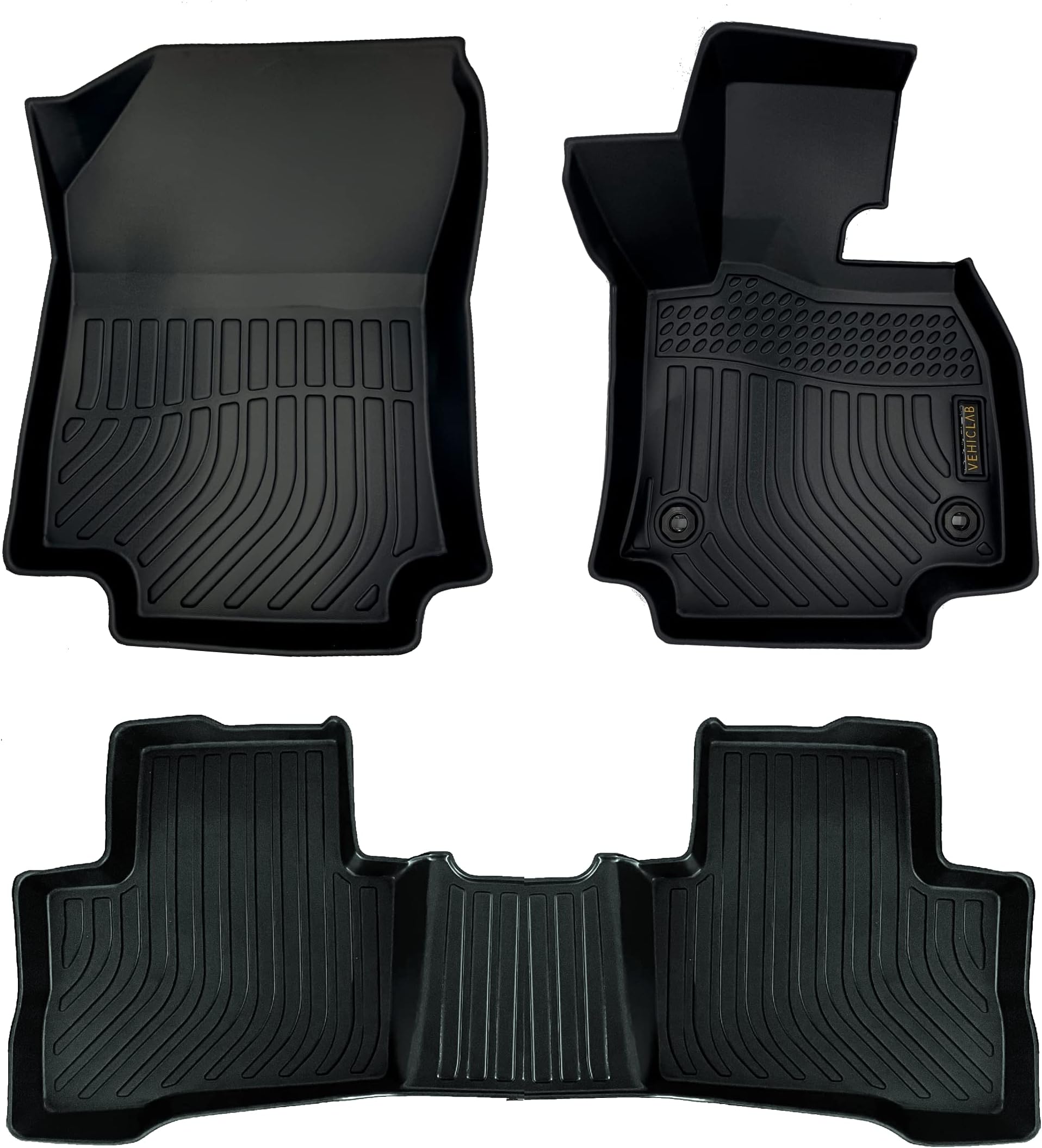 Car mats to fit Toyota RAV4 Hybrid 2019+ All weather 3D/5D moulded TPE Rubber - Right Hand Drive