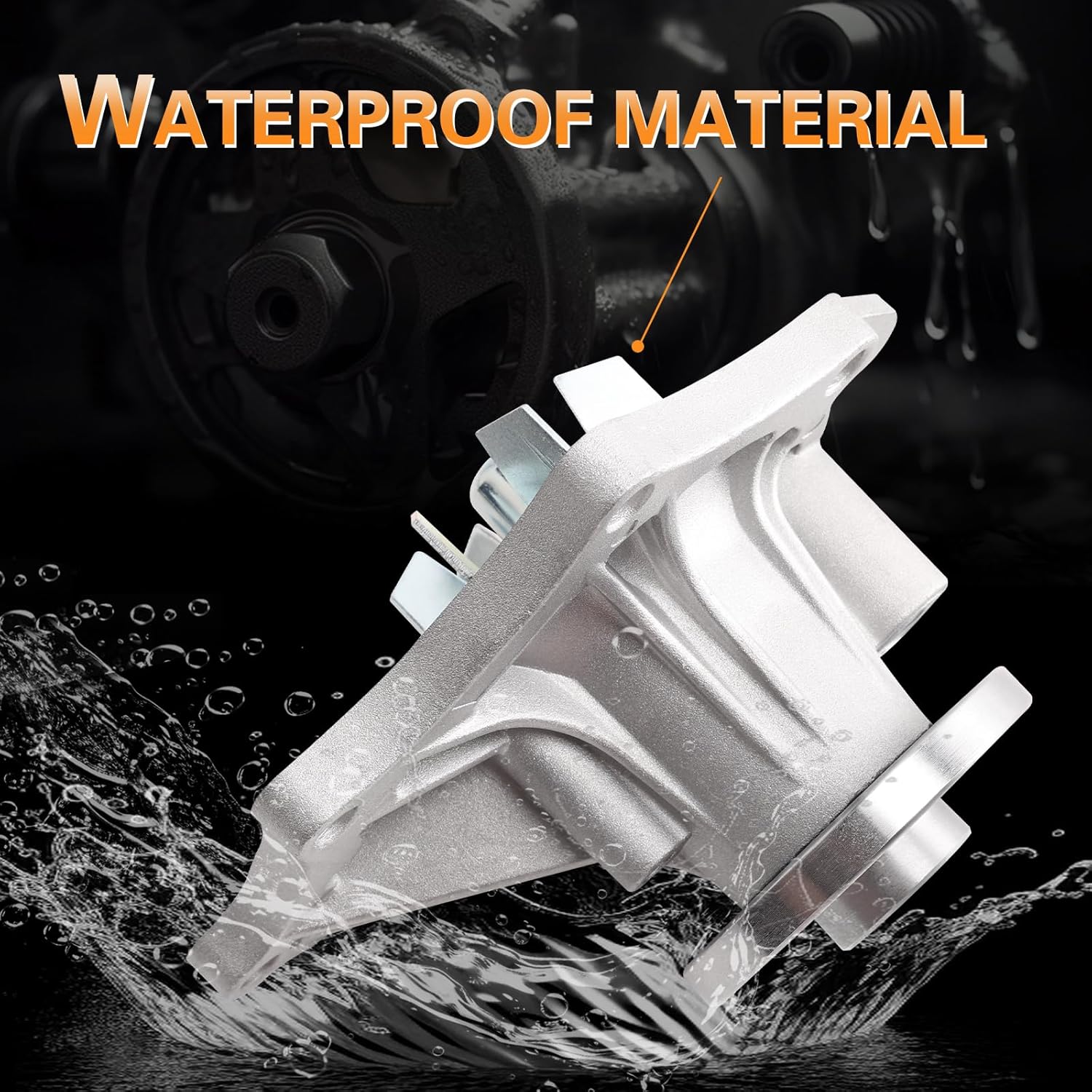 Water Pump Thermostat Kit Compatible with HS250H & Corolla & Highlander & Matrix & RAV4 & Solara 2.4L L4 Engnie & 2002-2009 Camry 2.4L L4 & 2007-2011 Camry 2.4 L4 ELECTRIC GAS Engine, Replace # AW9414