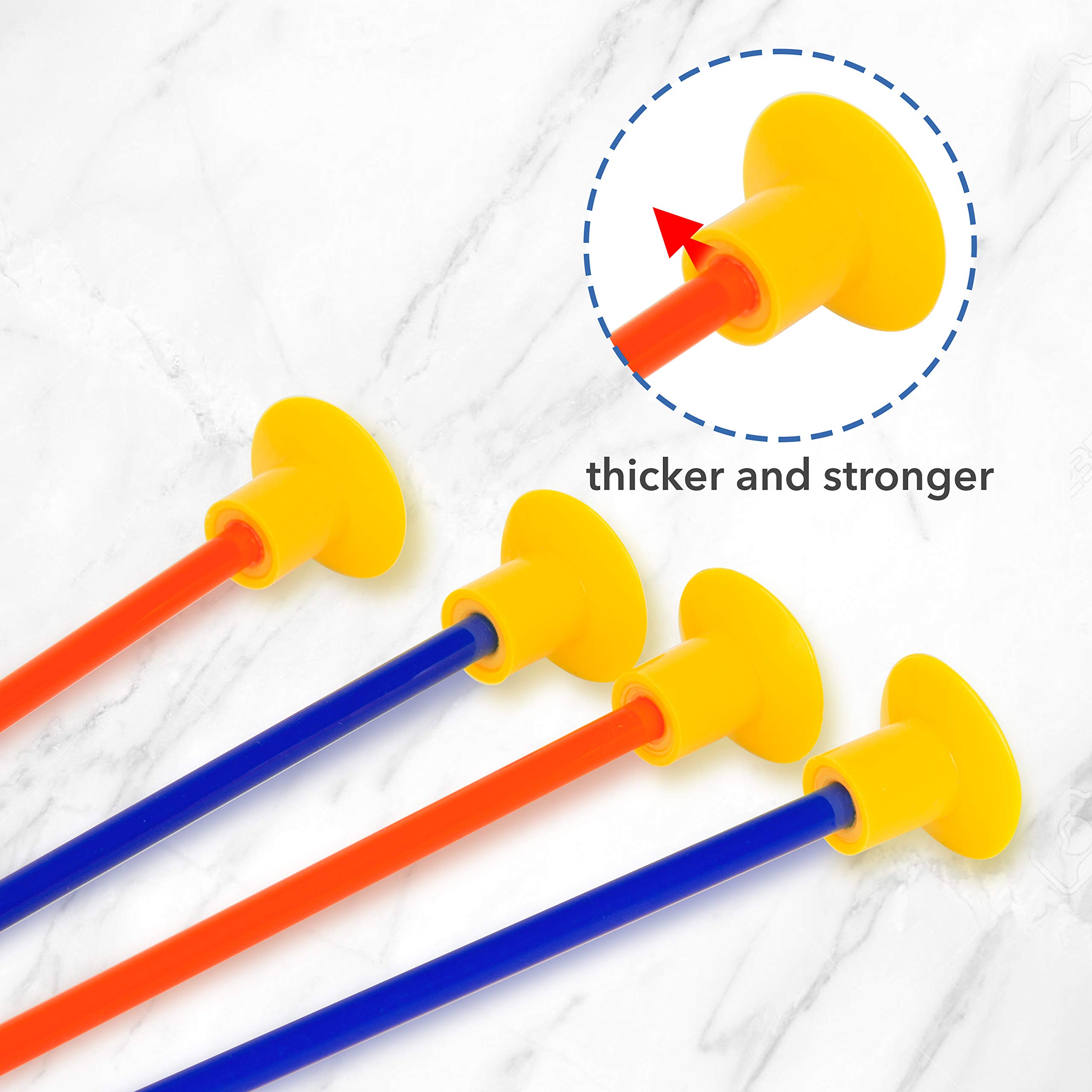 Fstop Labs 12 Packs Replacement Suction Cup Arrows Toy Archery Replacement  Arrows with Rubber Tip for Boys Girls, Blue and Red : Buy Online at Best  Price in KSA - Souq is