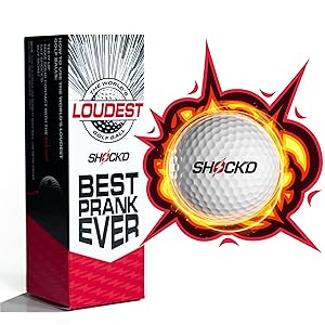 SHOCK'D GOLF BALLS - The World's Loudest G