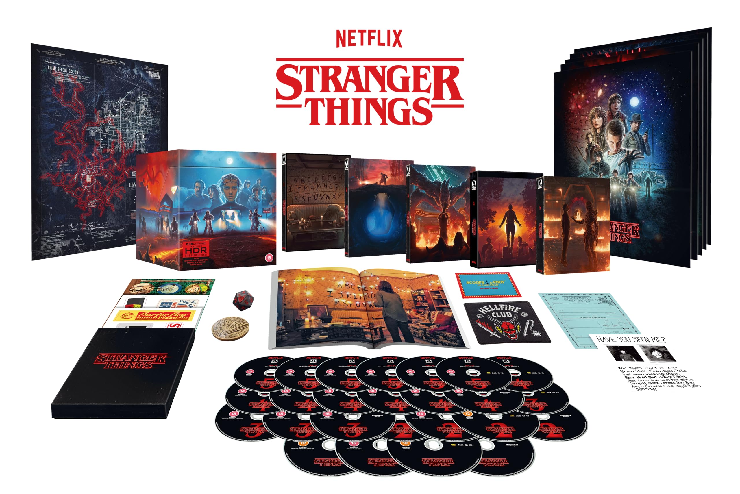 Stranger Things: The Complete Series | Deluxe Edition 4K UHD [Blu-ray] [Region Free]