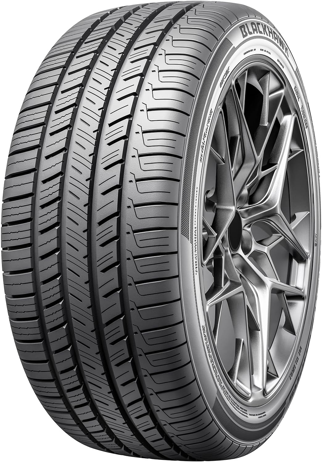 Blackhawk Agility UHP AS Passenger Car All-Season High Performance Radial Tire-215/55R17 215/55/17 215/55-17 98W Load Range XL 4-Ply BSW Black Side Wall UTQG 600AA