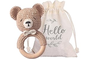 Baby Bear Crochet Rattle: A Charming Companion for Your Little One's Early Development