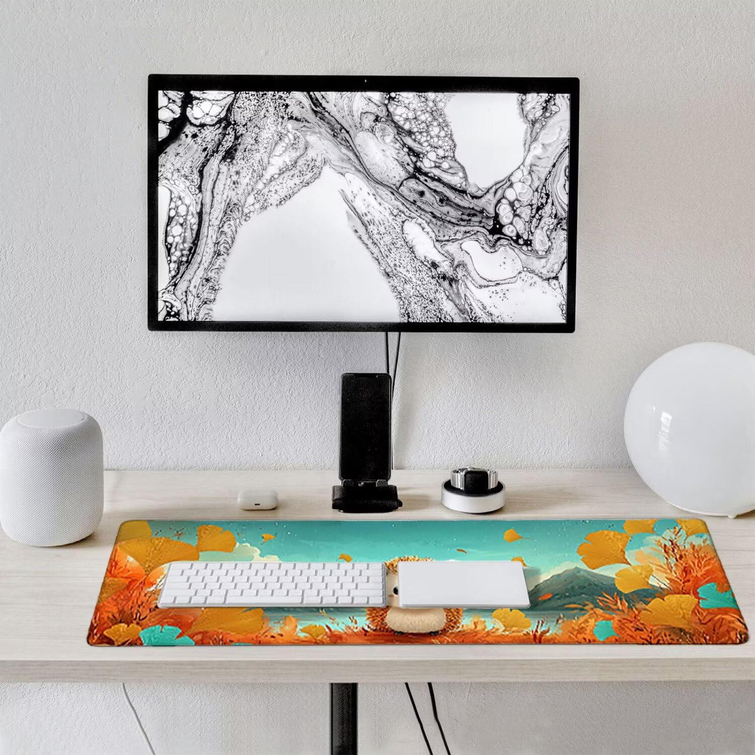 Podkładka pod mysz do gier, 1400 x 600 mm XXL Podkładka pod mysz do gier, duża, antypoślizgowa, wodoodporna, iExtended długa podkładka pod mysz do klawiatury XXL, akcesoria biurowe, do gier, komputera