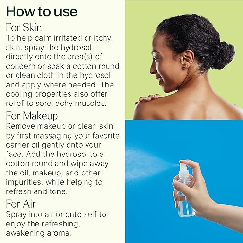 Miniatura 2 de Plant Therapy Agua de flor de hidrosol de menta, subproducto de aceites esenciales 4 oz