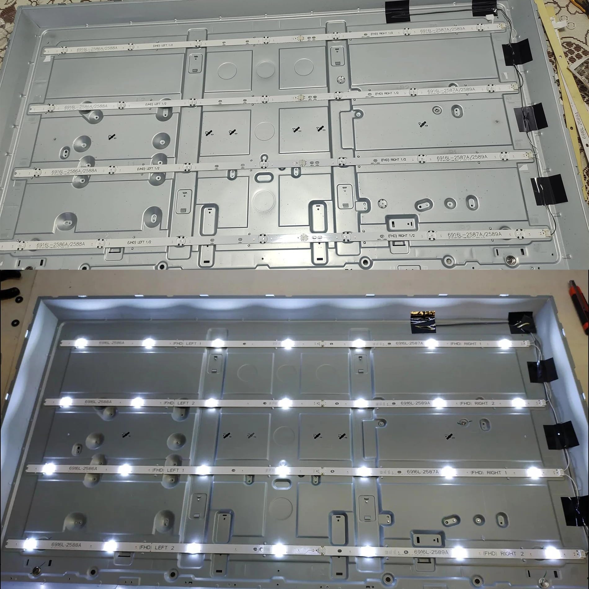 Luces Led Tv Para 49LH6600 49LH6610 49LH6680 49LH6600-NB