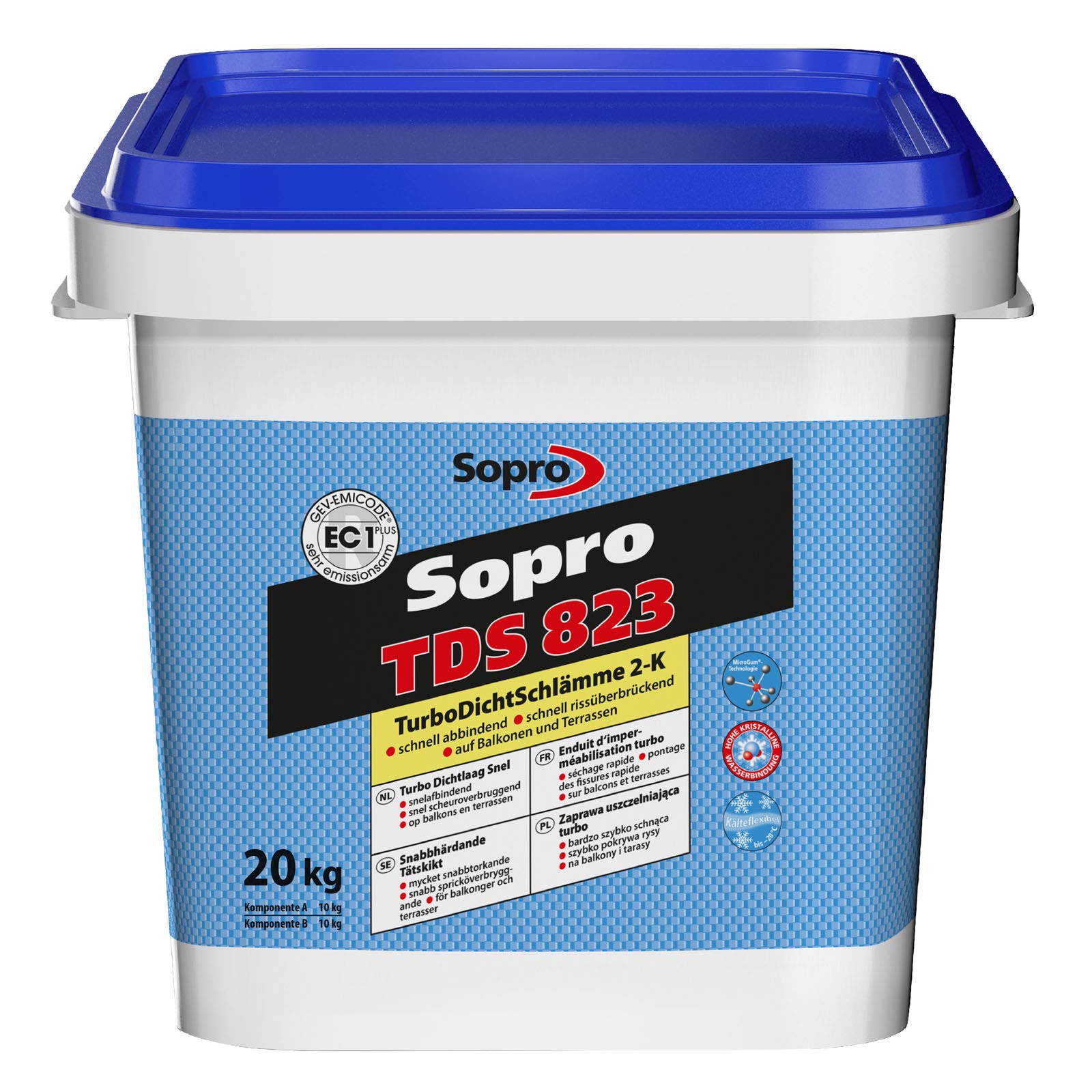 Sopro TurboDichtSchlämme TDS 823 (Komp. A + B 20kg)