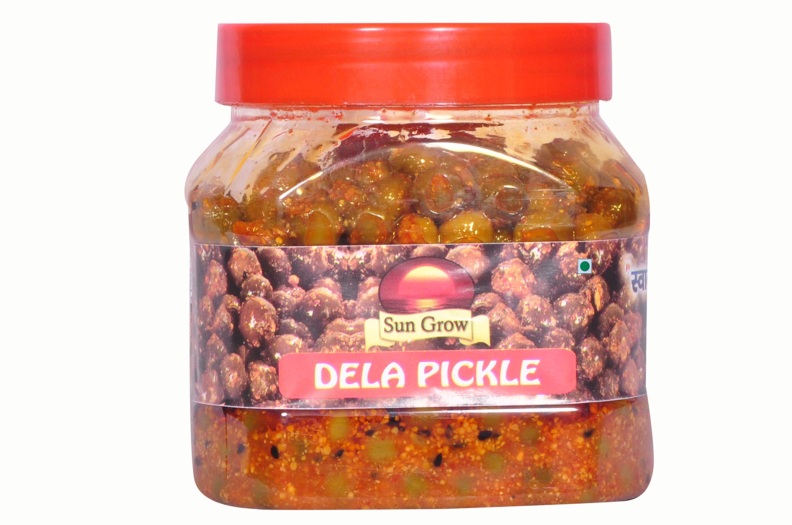 SUN GROW Food Maa Ka Hath Ka/Mother Made Homemade Masalo Se Bana Chatpata Rajasthani Ker ka Achar Dela Pickle 500gm (Real Taste of Rajasthani Pickle) ||Traditional Marwadi Rajasthani Flavor, Tasty & Spicy || 500gm