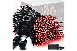 JMEXSUSS 250 LED Halloween Red Lights Dimmable String Lights