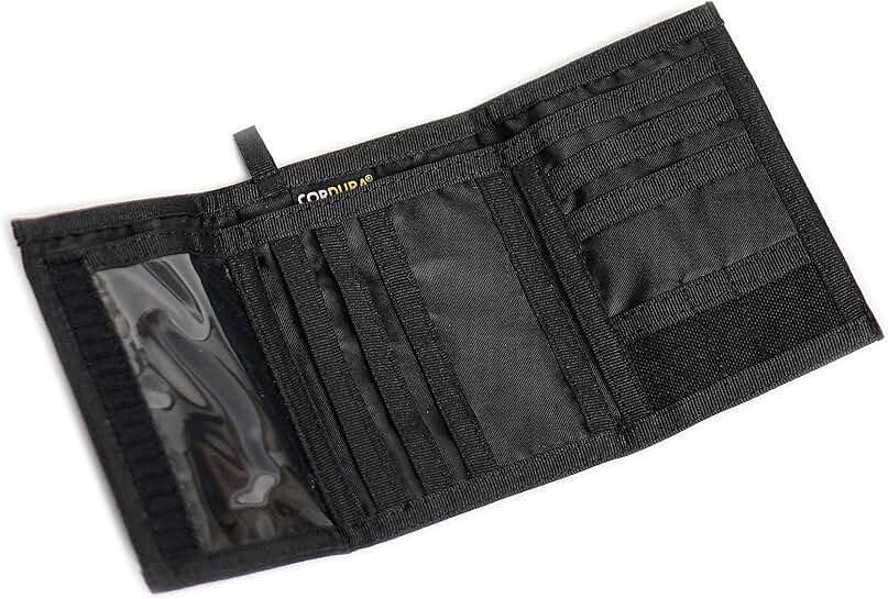 nylon wallet with velcro