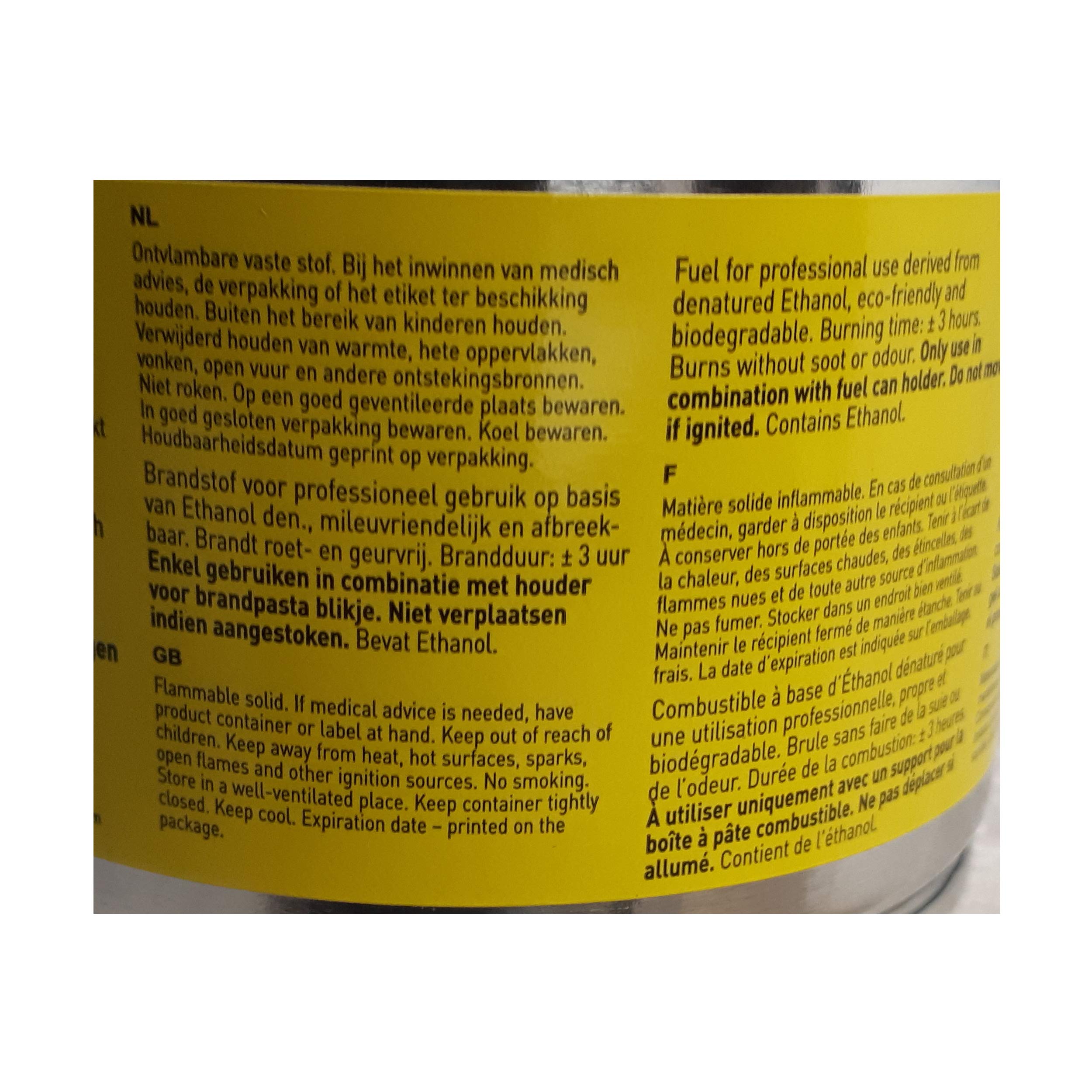 40x 200g Dosen Brennpaste Chafing Dish Speisewärmer Warmhaltebehälter Ethanol