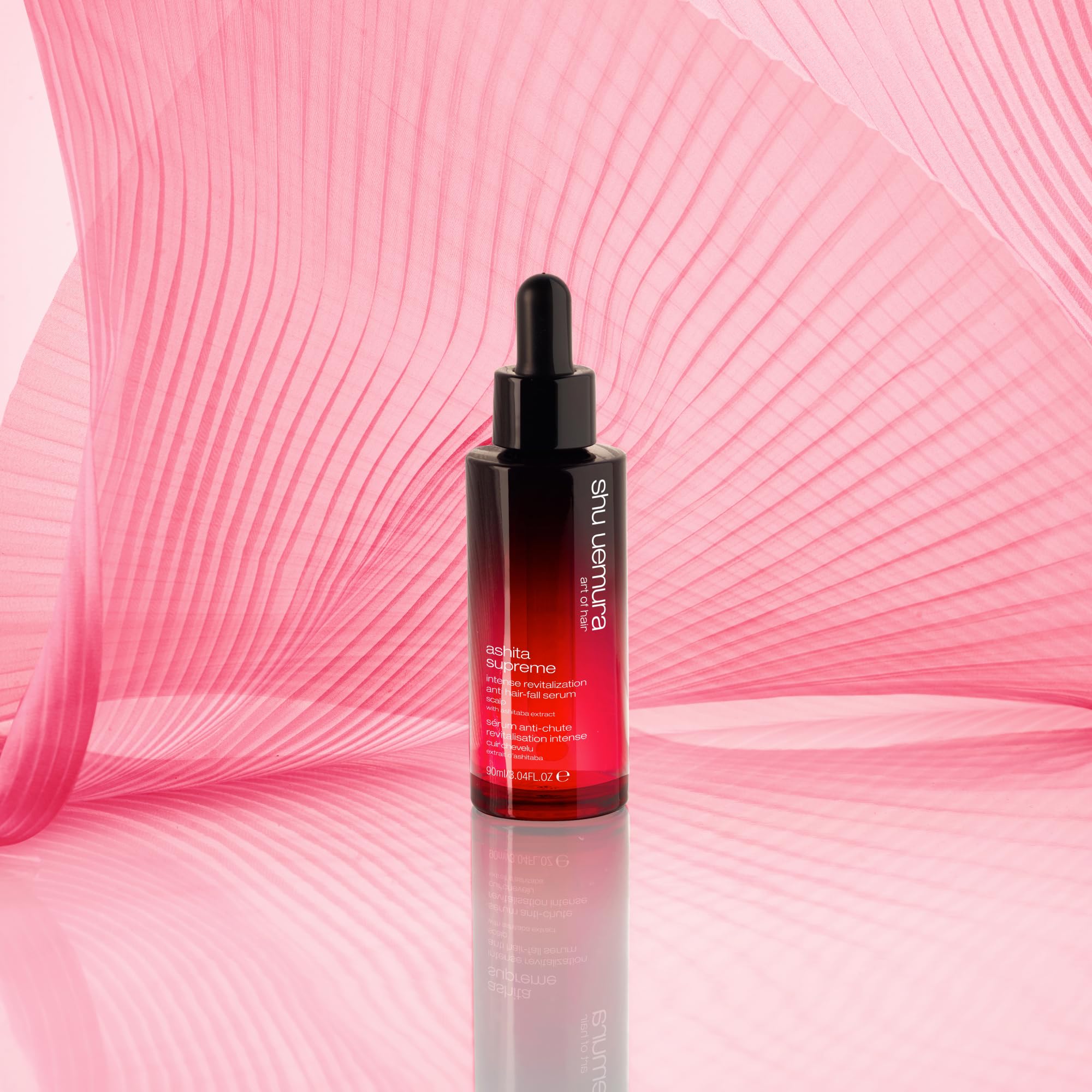 Shu Uemura, Art of Hair Silnie rewitalizujące serum przeciw wypadaniu włosów do skóry głowy i korzeni z ekstraktem z Ashitaba, 90 ml