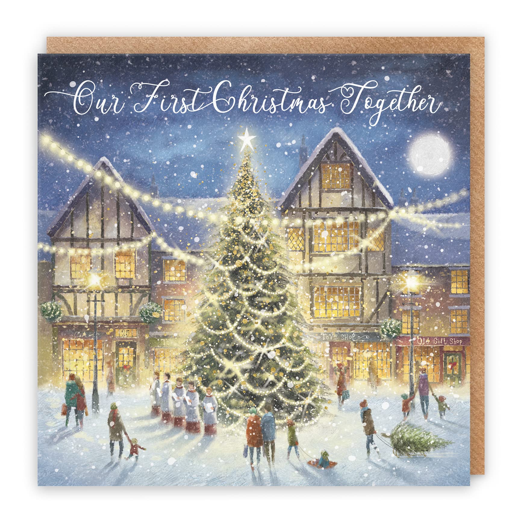 Hunts England, Our 1st Christmas Together Luxury Card, 'Christmas Eve', Our First Christmas Together