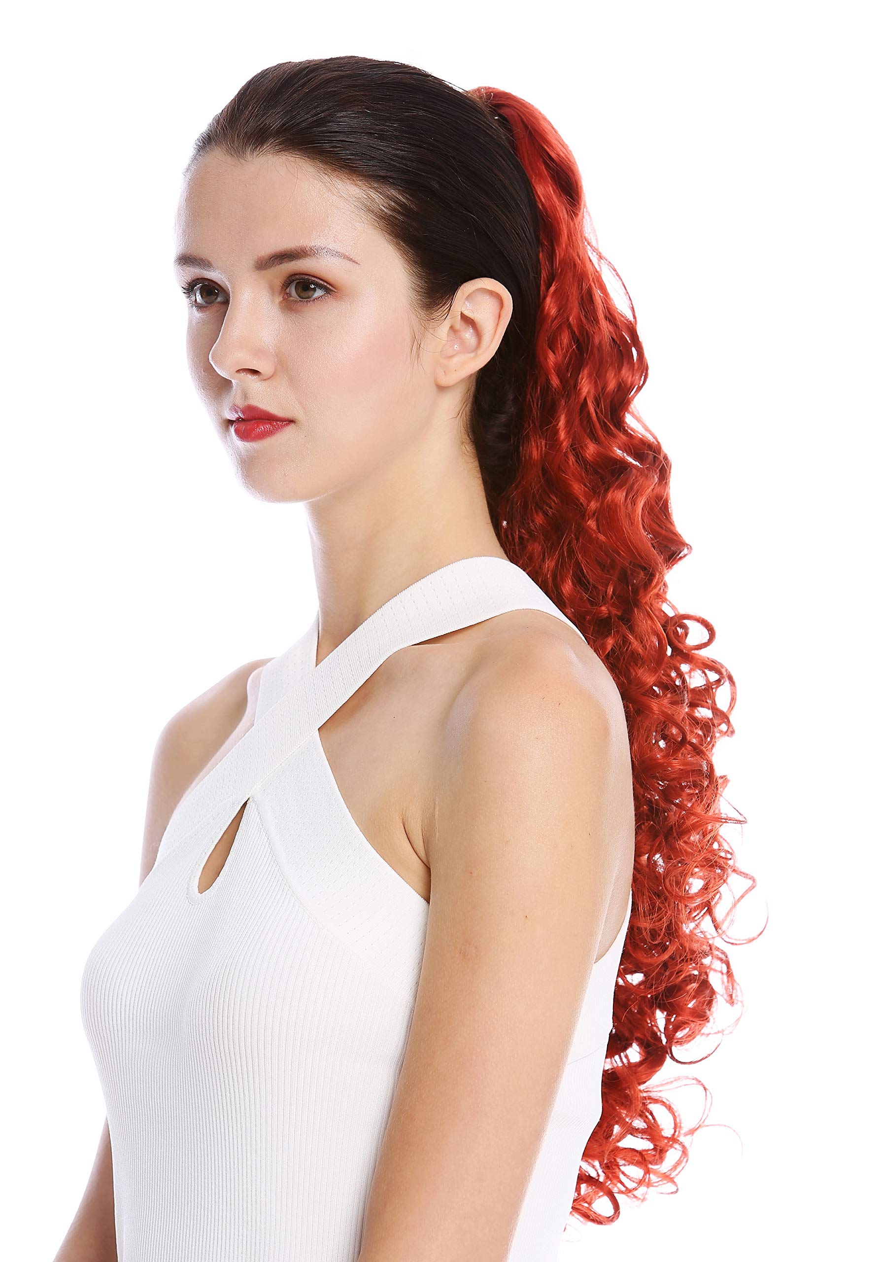 WIG ME UP - MKB-21-V-137 Ponytail Hairpiece Extensions optional Combs & Clamp very long voluminous curled red 23inch - Image 3