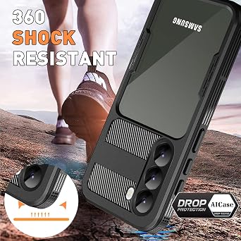 AICase Waterproof Case for Samsung Galaxy S23(6.1),Snowproof,Dustproof and Shockproof,IP68 Certified Full Body Protection Fully Sealed Underwater Cover for Samsung Galaxy S23 2023 Black