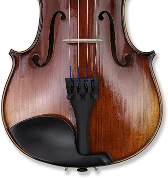 Antonio Giuliani Primo Violin 1/2 size Bundle By Kennedy Violins - Carrying Case and Accessories Included - Solid Maple Wood and Ebony Fittings
