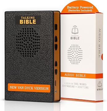 Electronic Holy Bible Audio Player in Arabic, Black
