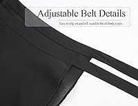 Vista 5 de Falda de ballet para niñas de 3 a 12 años de edad, brillante, sin cierre, de gasa, color rosa, negro, blanco, morado