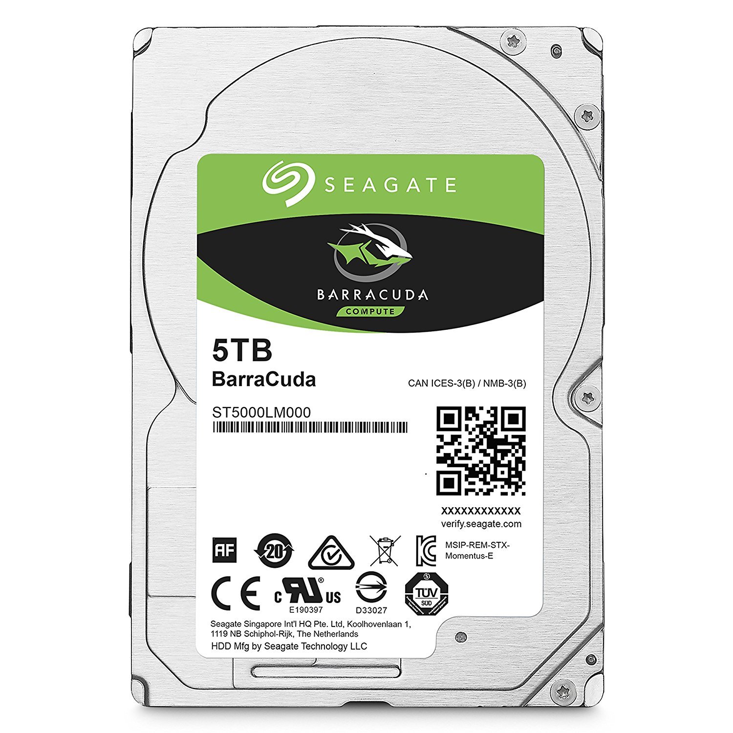 (未使用･未開封品)　Seagate 5?TB Barracuda SATA 6?Gb/s 128?MBキャッシュ2.5インチ15?mm内部ベア/OEMハードドライブ(st5000lm000?) (オープンボックス) wyeba8q Amazon.co.jp: Seagate 5 TB Barracuda SATA 6 Gb / s 128 MB