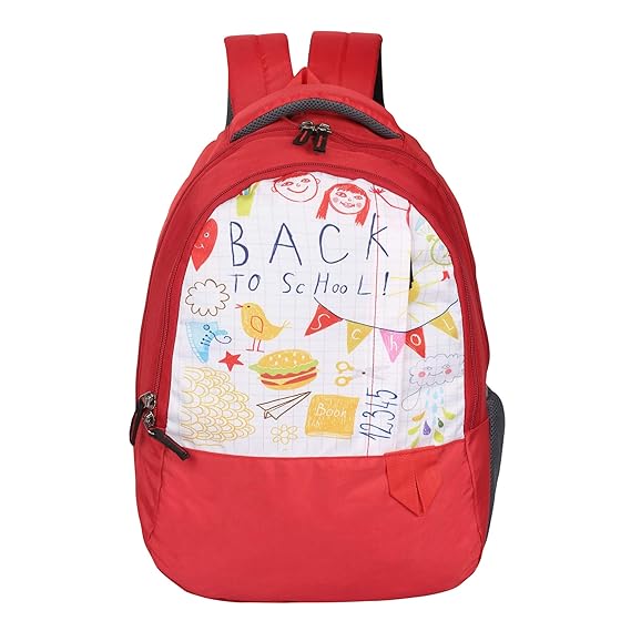 DUSSLE DORF Polyester 15 Liters,Casual Water Resistant Nursery/Kids/Student/for Children's/Boys/Girls Backpack, School Bag with 2 compartments