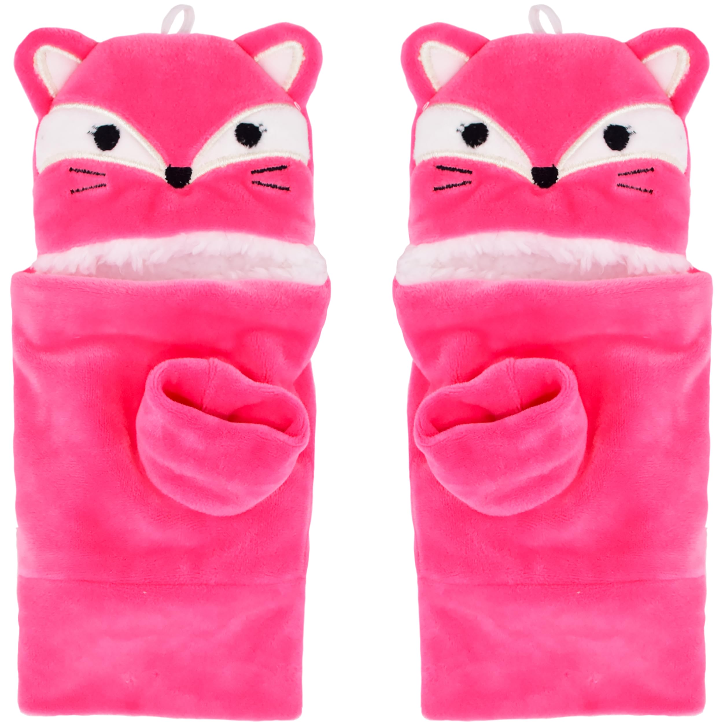 Concept One Squishmallows Winter Glomitts, Girls Fingerless Gloves with 3D Ears