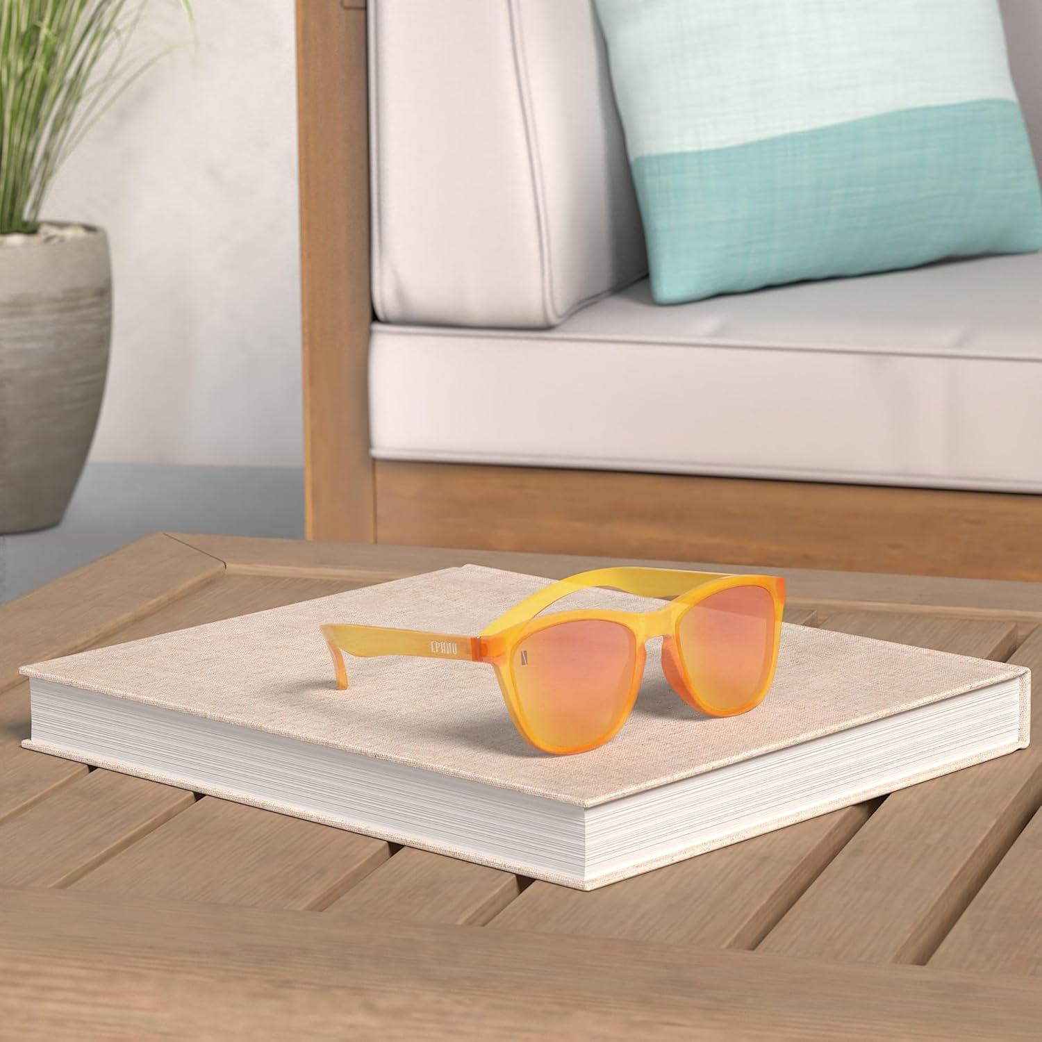 EPHIU Polarized Sports Sunglasses for Men Women No-Slip No-Bounce Grip for Running Cycling Fishing with Mirrored UV400 Lenses - Image 2