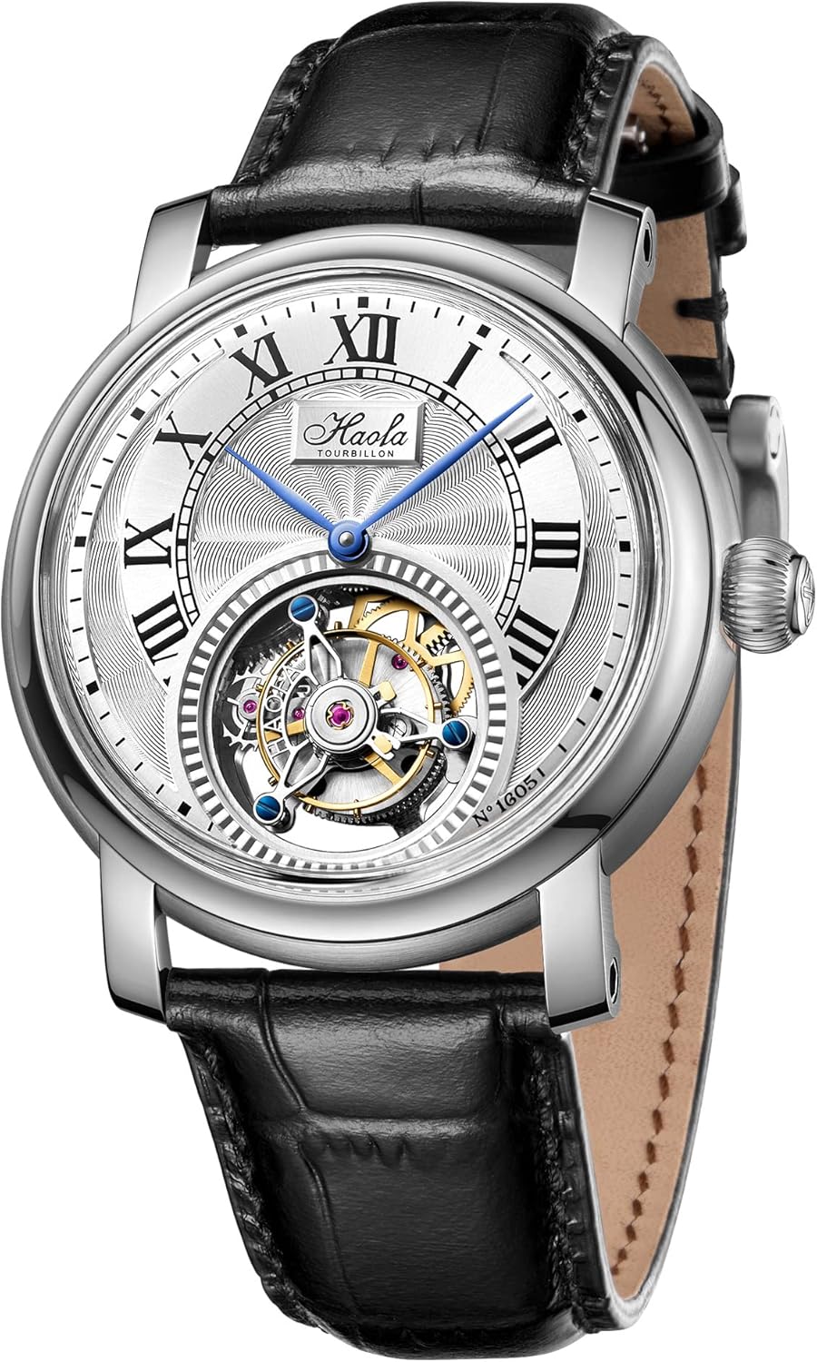 HAOFA トゥールビヨン 腕時計メンズ ローマ文字盤 機械式 手巻き レトロ 高級 おしゃれ サファイアガラス 紳士 人気 防水 Amazonで販売中 HAOFA トゥールビヨン 腕時計メンズ ローマ文字盤 機械式 手巻き レトロ 高級 おしゃれ サファイアガラス 紳士 人気 防水 Amazonで販売中