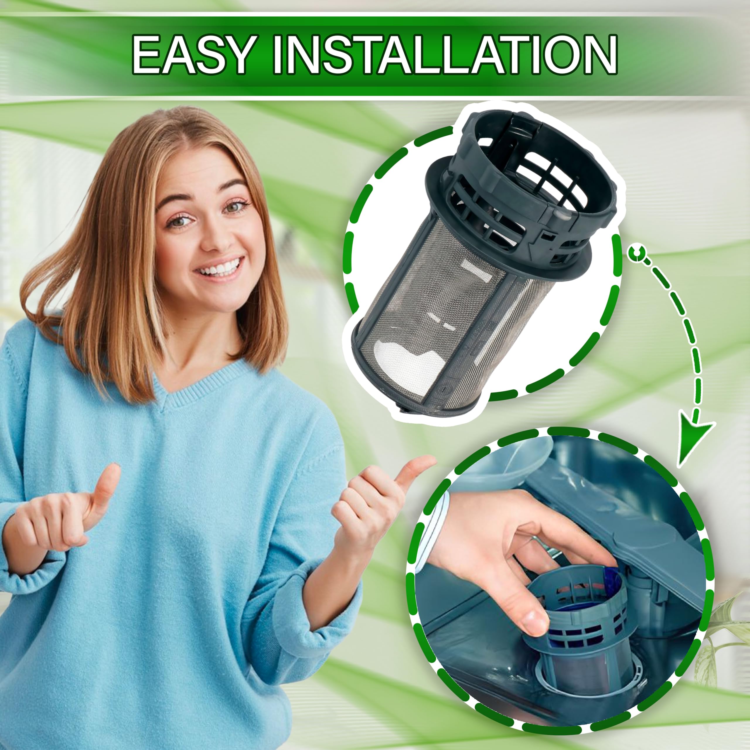 Sitko do zmywarki z oryginalnym kodem 1740800500 dla Beko - 5 lat . ONIX TECH