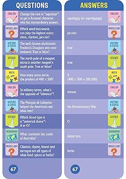 英語教材Brain Quest 各学年クイズカードセット　英語学習7歳から13歳 ブレインクエストの使い方を解説！小学生の息子との英語学習