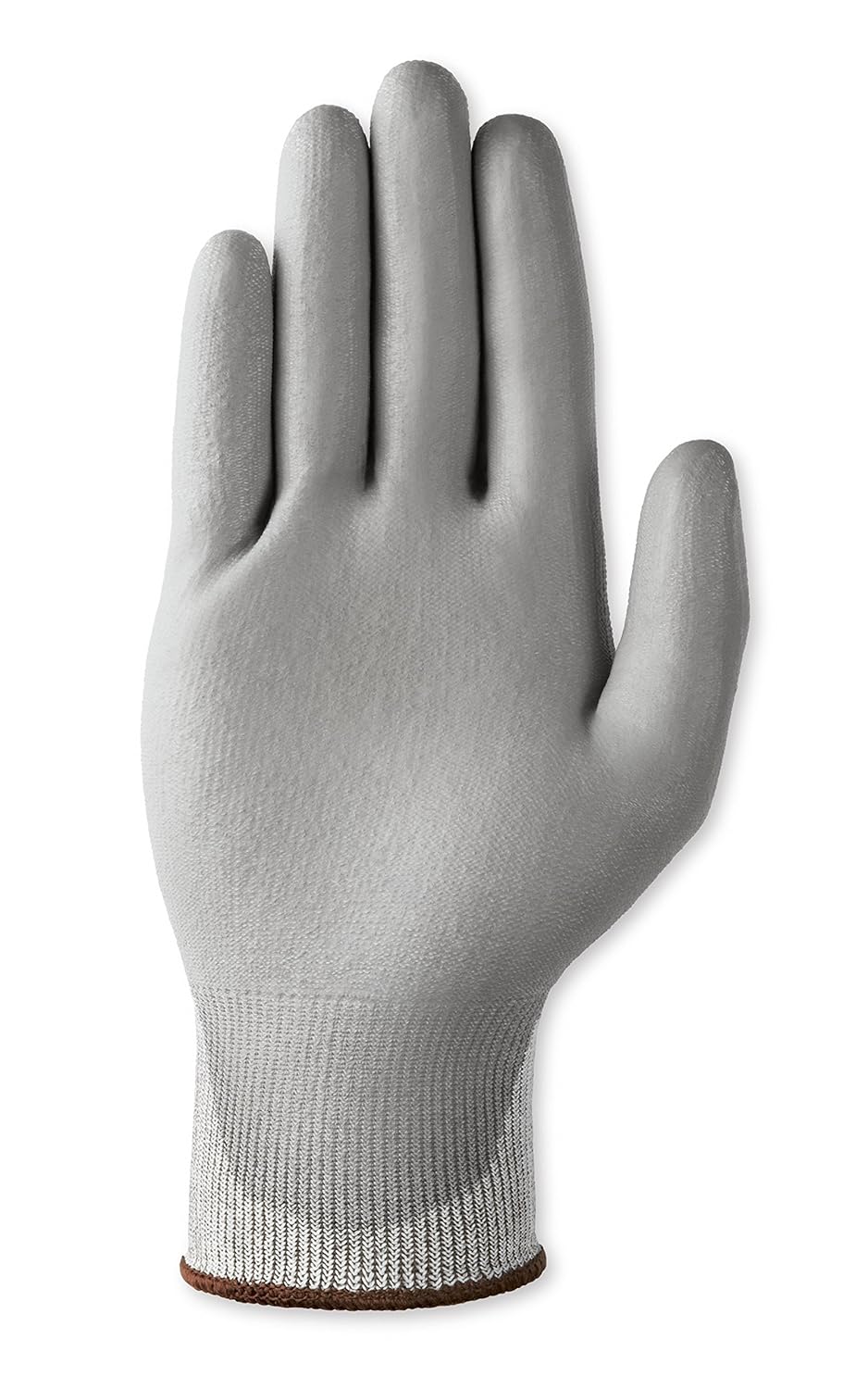 Ansell HyFlex 11-644 Polyethylene Light Duty Safety Glove with Knitwrist, Abrasion/Cut Resistant, Size 9, Gray (Pack of 12 Pair)