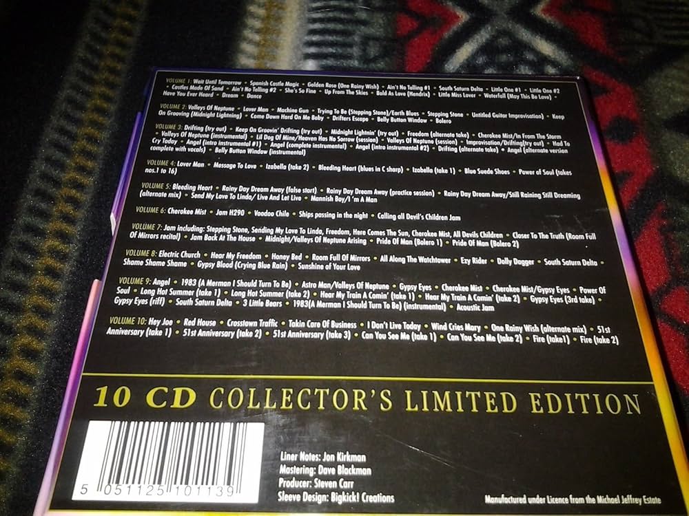 Jimi Hendrix: In The Studio 10CD 限定版　激レア Jimi Hendrix In The Studio 10CD Limited Edition Collectible
