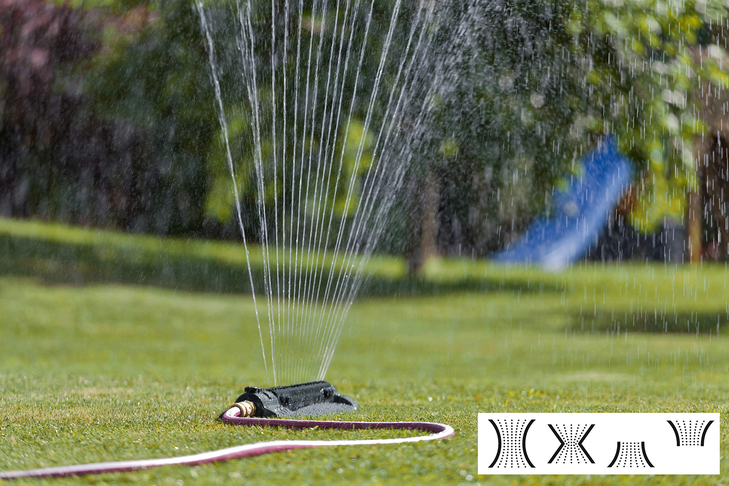 TOOLCRAFT 2302369 - Irrigatore Quadrato 378 M² (max), Colore: Nero - Foto 2