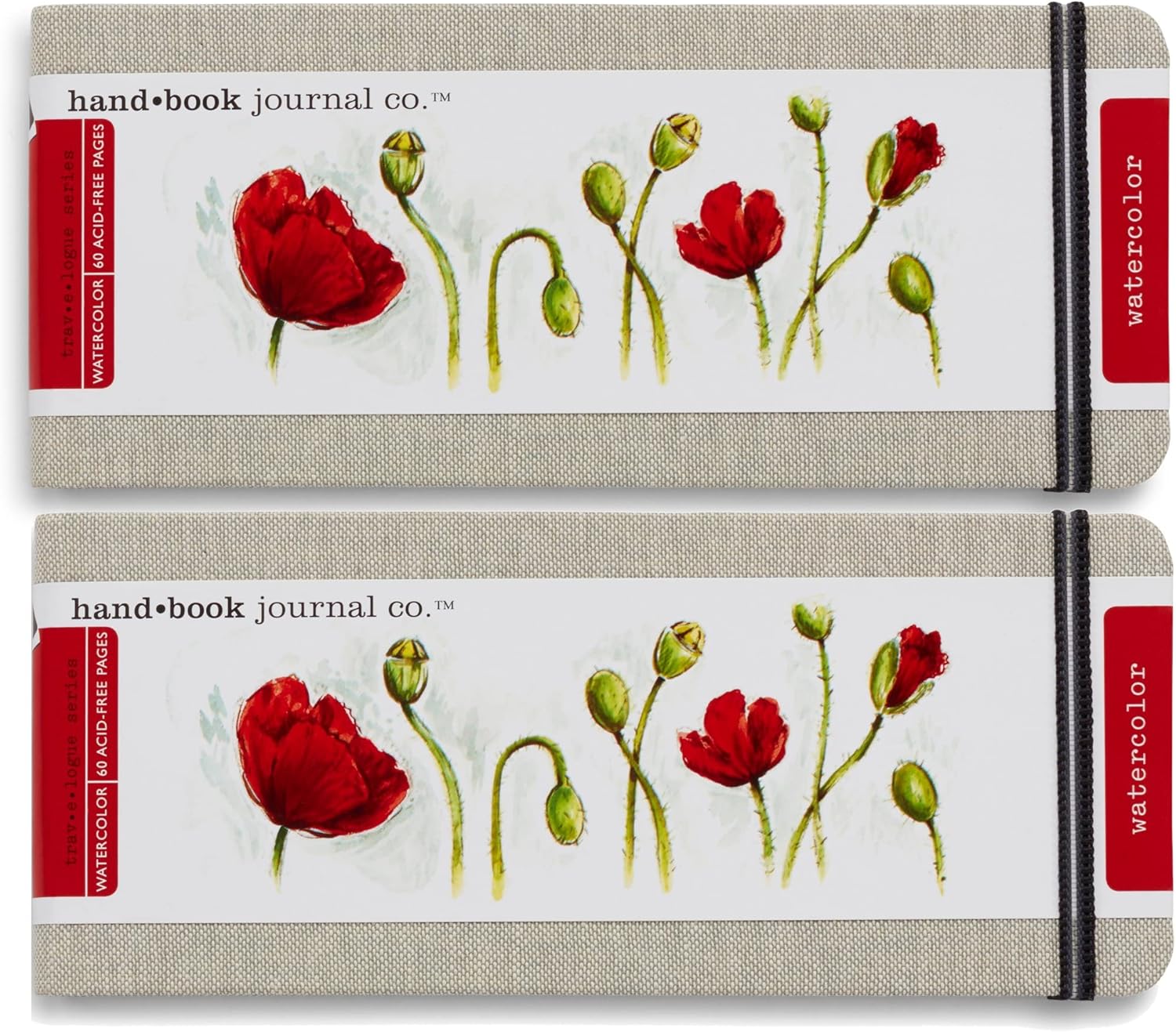 Handbook Journal Co. Artist Watercolor Sketchbook 3.5 x 8.25 Inches (2