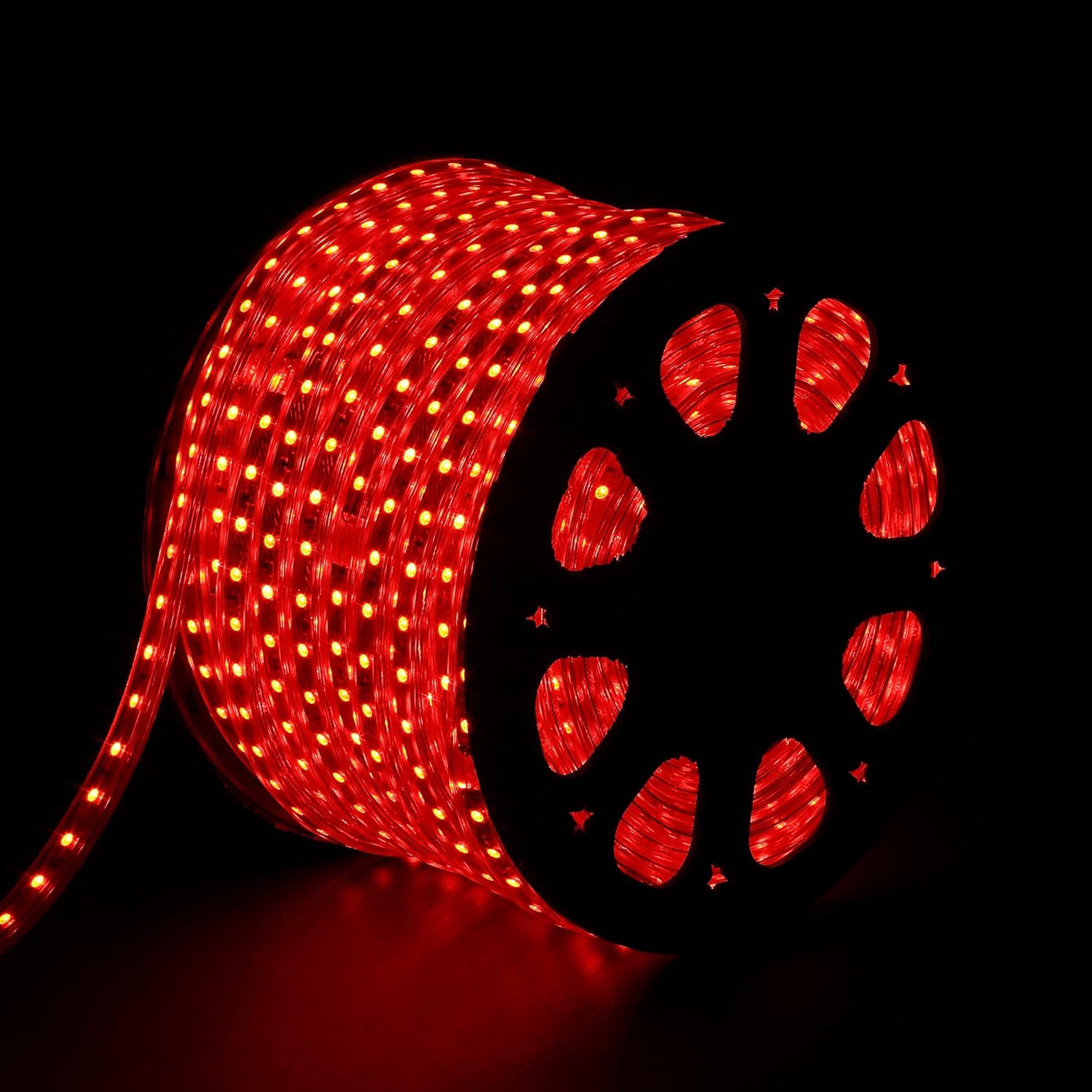 Saemoza 150ft/45m LED Strip Lights, 2700 LEDs Units SMD5050 Waterproof Flexible Cuttable LED Rope Lights for Outdoor & Indoor Use, Suitable for Home, Kitchen, Under Cabinet, Bedroom（Red） : Tools & Home Improvement