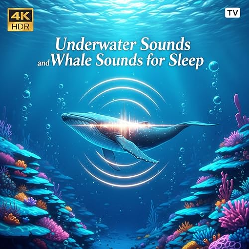 Underwater & Whale Sounds 4K – Humpback Echoes | Calm Sleep TV Screensaver