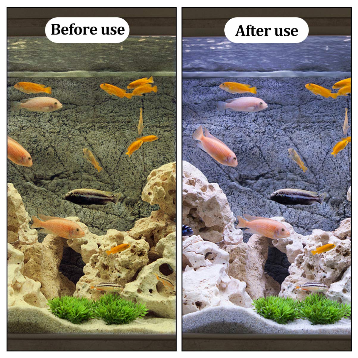 POPETPOP Aquarium Filterkatoen Filterkussen Van Aquariumschuim Schuim Voor Aquariumfilters Sponzen Voor Het Schoonmaken Aquarium Filterkussen Rol Vijver Spons Mat Wasbaar Bamboe Houtskool