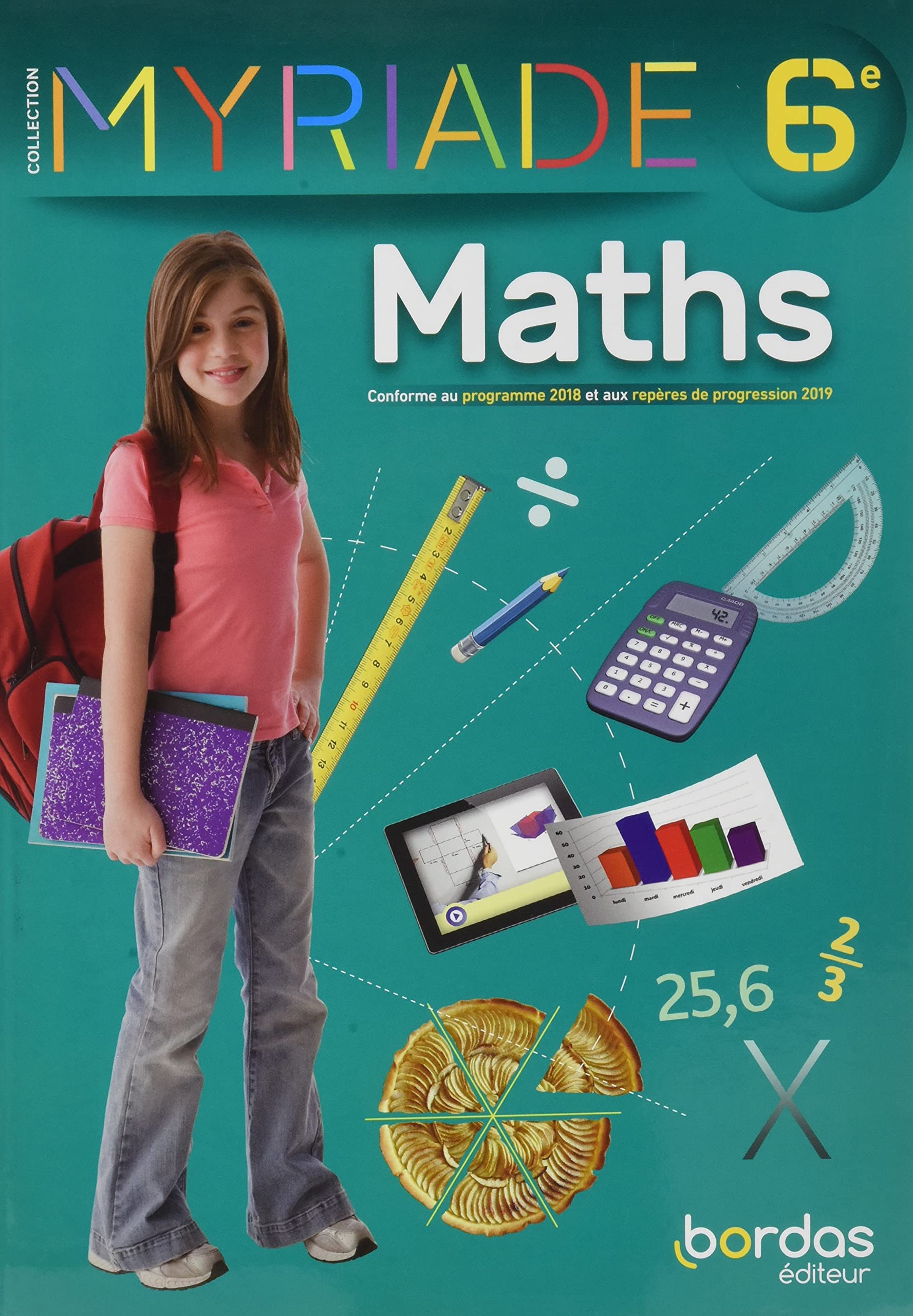 Manuel De Maths 5ème Myriade En Ligne Amazon.fr - Myriade - Mathématiques 6e - Manuel élève - Edition 2021 -  Cambon, Maxime, Gallien, Virginie, Herrmann, Elodie, Percot, Stéphane,  Soto, Axelle, Boullis, Marc - Livres