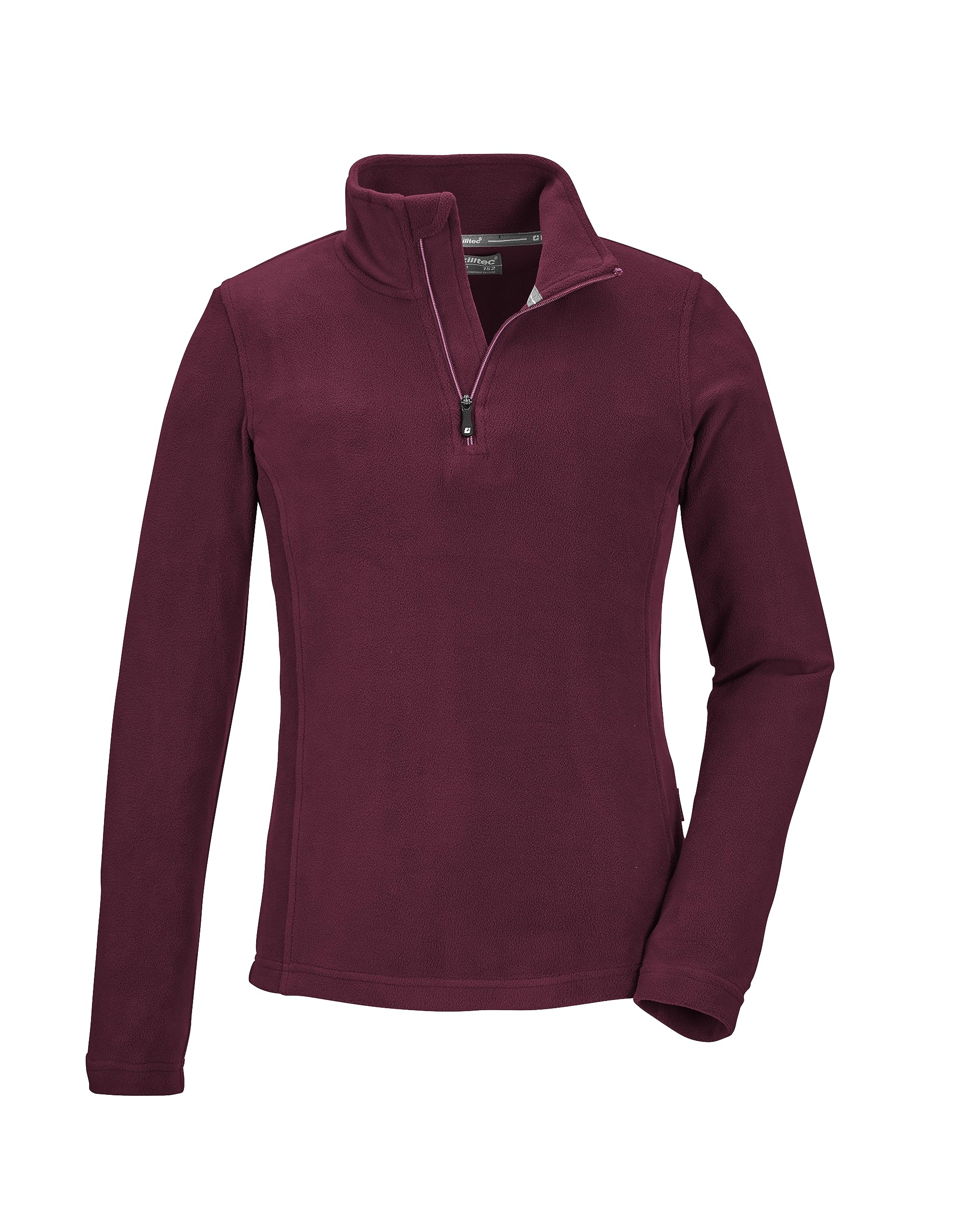 Killtec Mädchen Ksw 188 Grls Flc Shrt Fleeceshirt mit Stehkragen und Reißverschluss