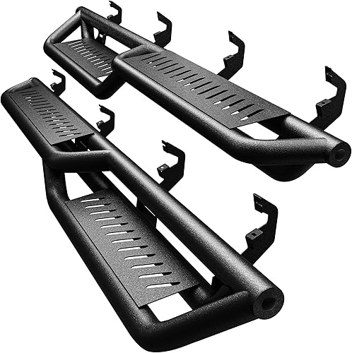 Miniatura 31 de YITAMOTOR - Estribos de 6.5 pulgadas compatibles con Chevy Silverado 2019-2025/GMC Sierra 1500 Crew Cab, 2020-2025 2500HD 3500HD, estribos