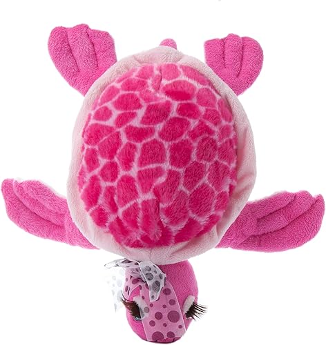 Miniatura 8 de The Petting Zoo, Lash'z - Peluche de tortuga marina rosa, regalos para niñas, juguete de peluche de 12 pulgadas