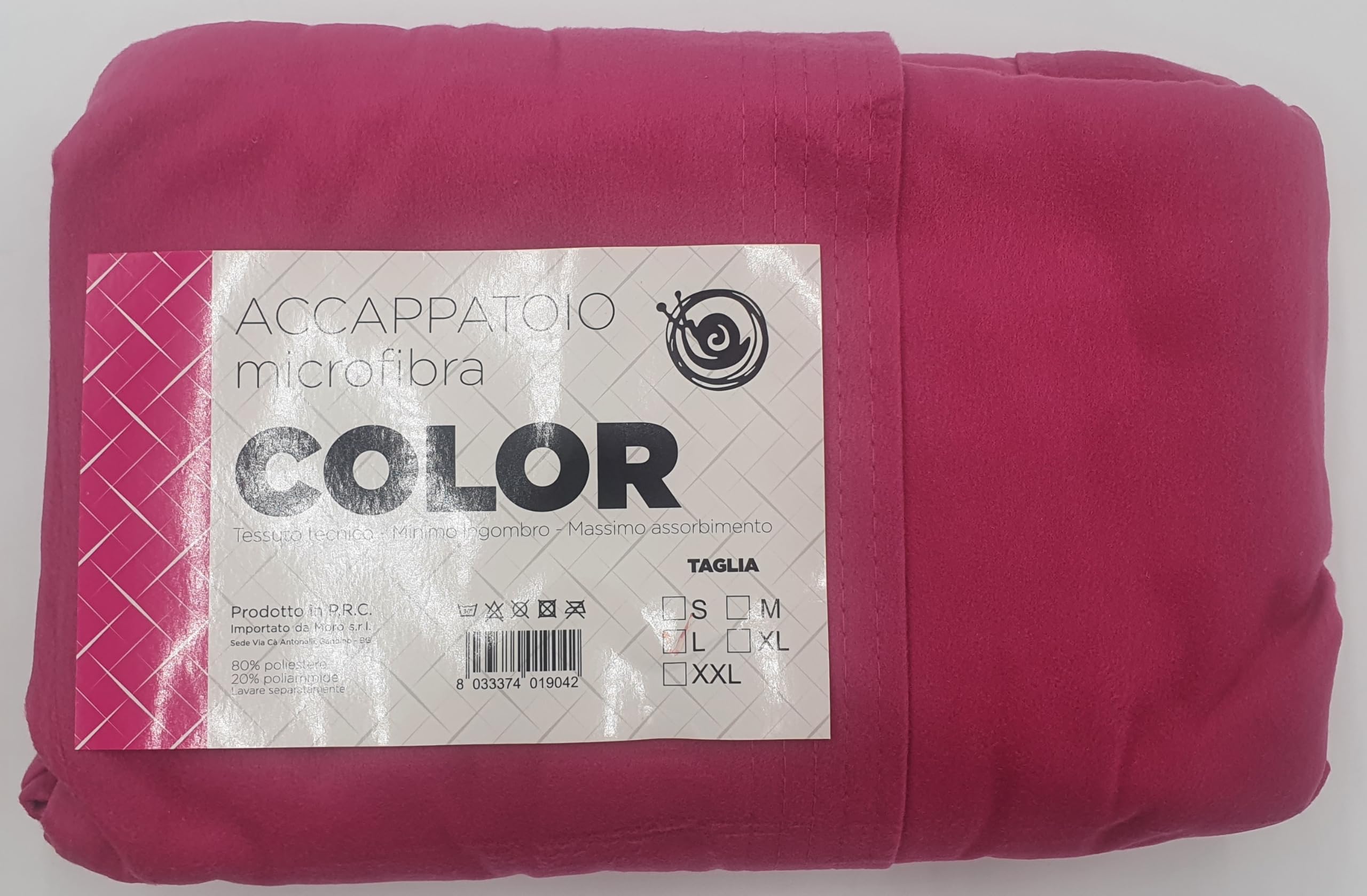 Generico Accappatoio unisex in Microfibra con Cappuccio – Ultra Morbido, Leggero e ad Asciugatura Rapida –