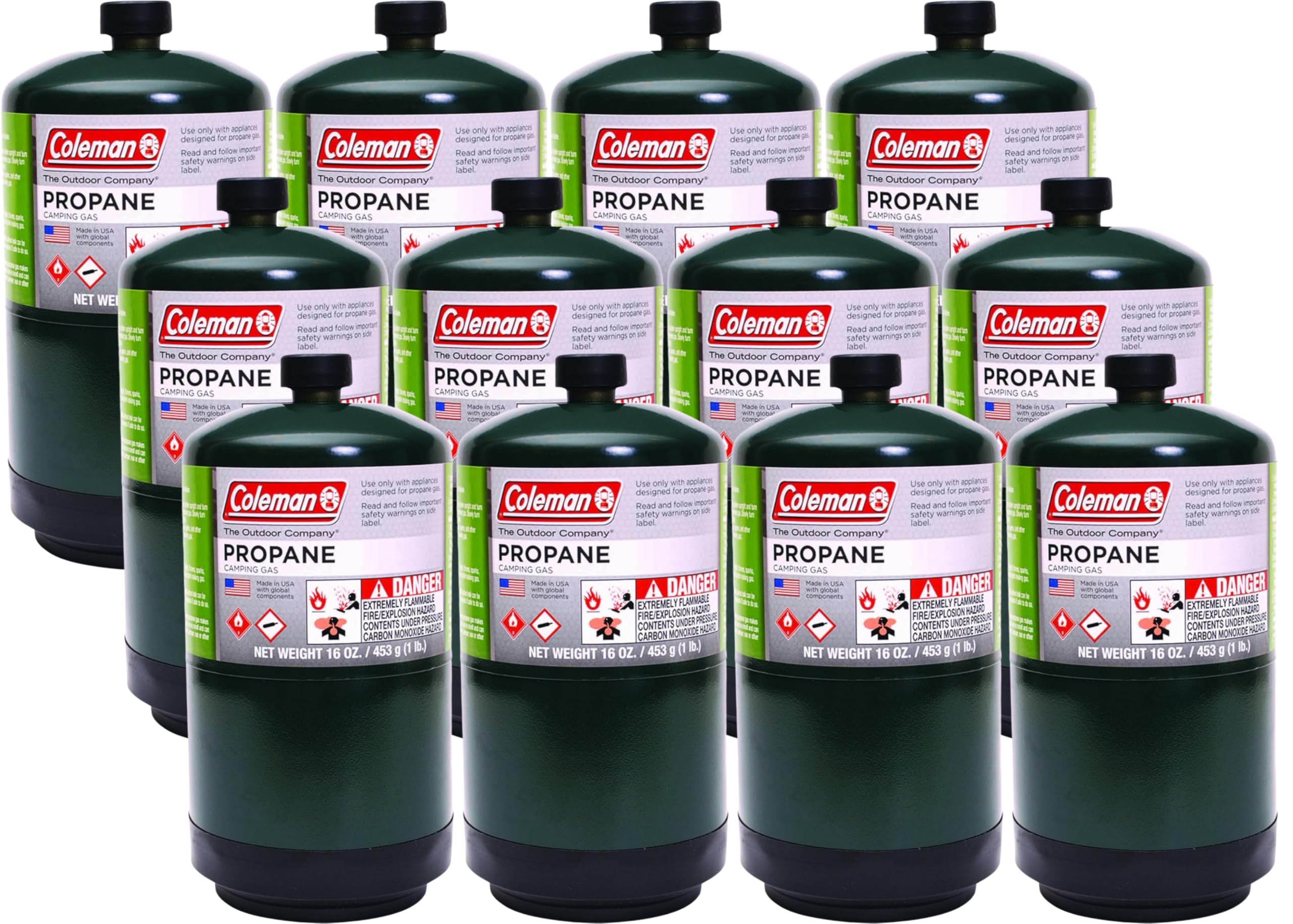 Coleman PROPANE BUTANE 470T 12缶入り Coleman Propane 16.4oz Cyl (12 Pk.) : Amazon.ca: Sports & Outdoors