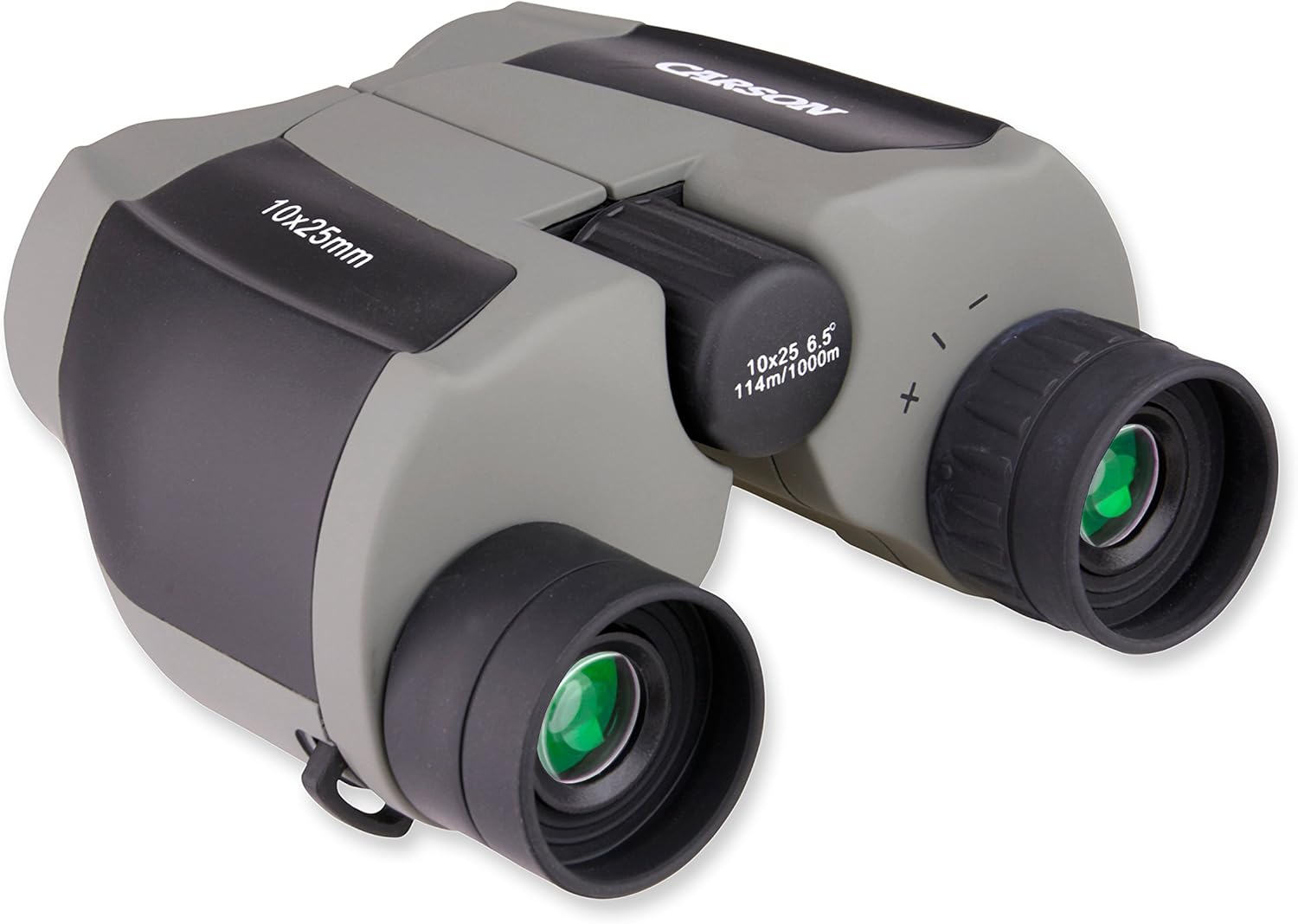 Carson ScoutPlus 10x25mm Compact and Lightweight Porro Prism Binoculars (JD-025)
