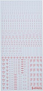 Haikyu Parts 1/100 One Color Red RB02 Caution Decal (1 Piece)